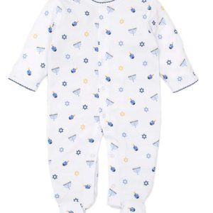 NWT - Kissy Kissy Hanukkah Onesie Footie - 6-9 months